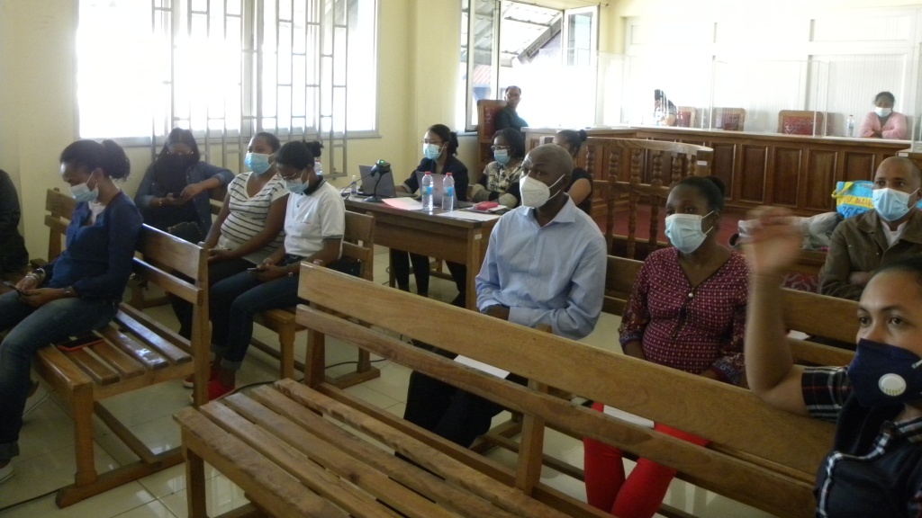 Formation des magistrats et greffiers du PAC Premier  Degré d’Antananarivo sur 
le logiciel INFO-PAC (Décembre 2021)